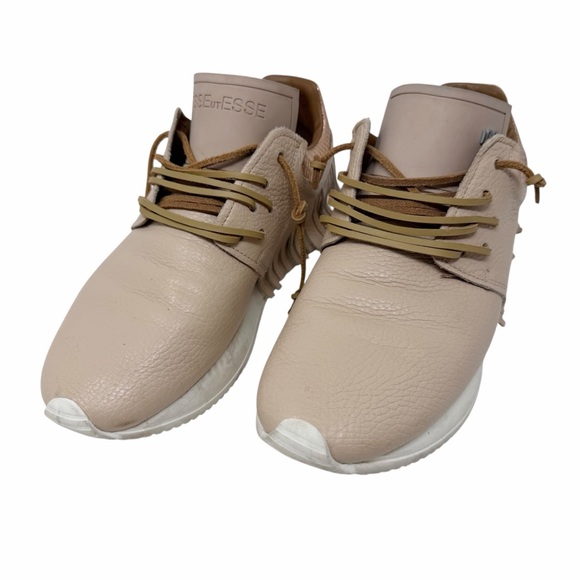 Esseutesse Leather Fringe Sneaker - Sand - Size 7.5 / 38 - Picture 2 of 12